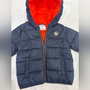 Mayoral Quilted Jacket in Navy blue
